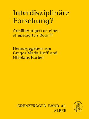 cover image of Interdisziplinäre Forschung?